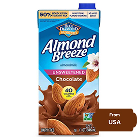 Almond Breeze Dairy Free Almond Milk, Unsweetened Chocolate 946ml
