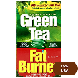 Applied Nutrition Green Tea Fat Burner with EGCG 400mg-200 Soft gels_ (100 Servings )