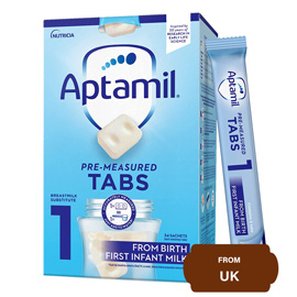 Aptamil 1 Pre Measured TABS First Infant Milk-552 gram (24 sachet x 23g)