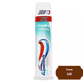 Aquafresh Whitening Toothpaste Pump 100ml