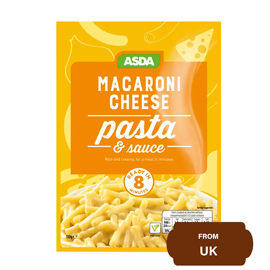ASDA Macaroni Cheese Pasta & Sauce-11O gram