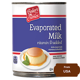 Baker's Corner Evaporated Milk with Vitamin D Added Canned Milk 354ml