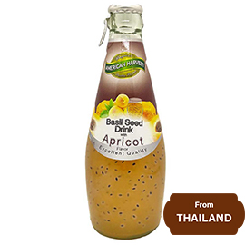Basil Seed Drink with Apricot 290 ml, 9.81 fl