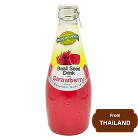 Basil Seed Drink with Strawberry 290 ml, 9.81 fl