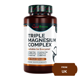 Best Immune Triple Magnesium Complex Ideal Strength Magnesium Citrate, L-ascorbate & Oxide-100 capsules