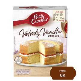 Betty Crocker Velvety Vanilla Cake Mix 425 gram