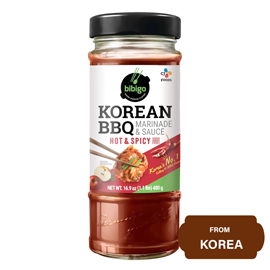 Bibigo Korean BBQ Marinade & Sauce Hot & Spicy 480 gram