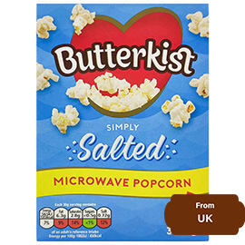 Butterkist Simply Salted Microwave Popcorn 60 gram
