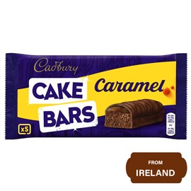 Cadbury Caramel Cake Bars-5 Individually Wrapped Bars
