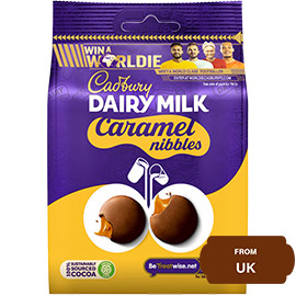 Cadbury Caramel Nibbles, 120 Gram