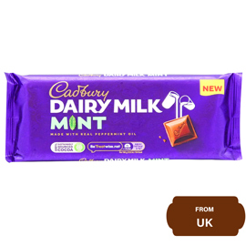 Cadbury Dairy Milk Mint Chocolate Bar 180 gram
