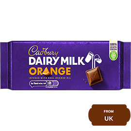 Cadbury Dairy Milk, Orange 180G