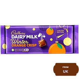 Cadbury Dairy Milk Winter Orange Crisp 360Gram