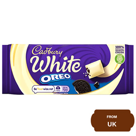 Cadbury White Oreo Chocolate Bar 120 gram