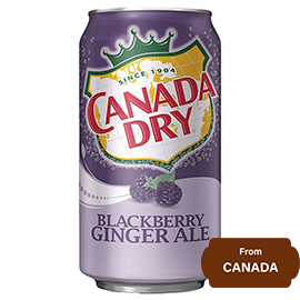 Canada Dry Blackberry Ginger Ale 355 ml, 12 fl