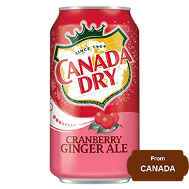 Canada Dry Cranberry Ginger Ale 355 ml, 12 fl