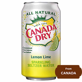 Canada Dry Lemon Lime Sparkling Seltzer Water 355 ml