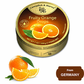 Cavendish & Harvey Fruity Orange Drops-200gram