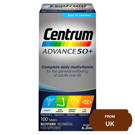 Centrum Advance 50+ Multivitamin & Mineral–100 Tablets