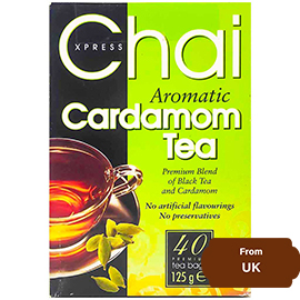 Chai Xpress Aromatic Cardamom Tea 75 gram (25 tea bags)