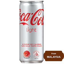 Coca Cola Light No Sugar Can 320 ml, 10.8 fl