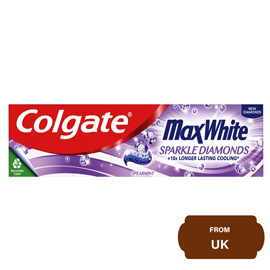 Colgate Max White Sparkle Diamonds Toothpaste-75ml