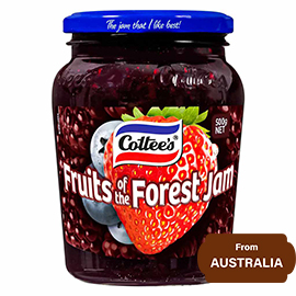 Cottee's Fruits of the Forest Jam 500gram
