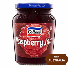 Cottee's Raspberry Jam 500gram
