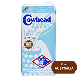 Cowhead Lite Pure UHT Milk Low Fat 1 Litre