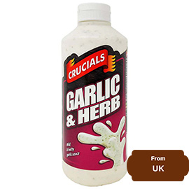 Crucials Garlic & Herb Sauce-Mild & Herby 500ml