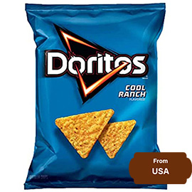 Doritos Cool Ranch Flavored Potato Chips 198.4 gram