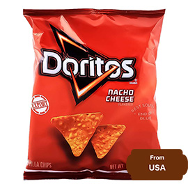 Doritos Nacho Cheese Flavored Potato Chips 31.8 gram