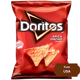 Doritos Spicy Nacho Flavored Potato Chips 198.4 gram