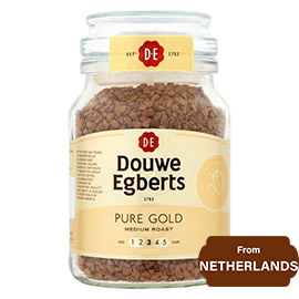 Douwe Egberts Pure Gold Medium Roast Instant Coffee -95gram