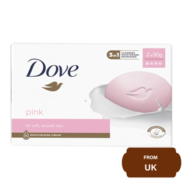 Dove Beauty Bar Pink (2 x 90)–180 gram