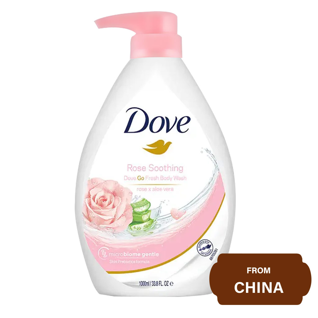 DOVE Rose Soothing Go Fresh Body Wash 1000ml