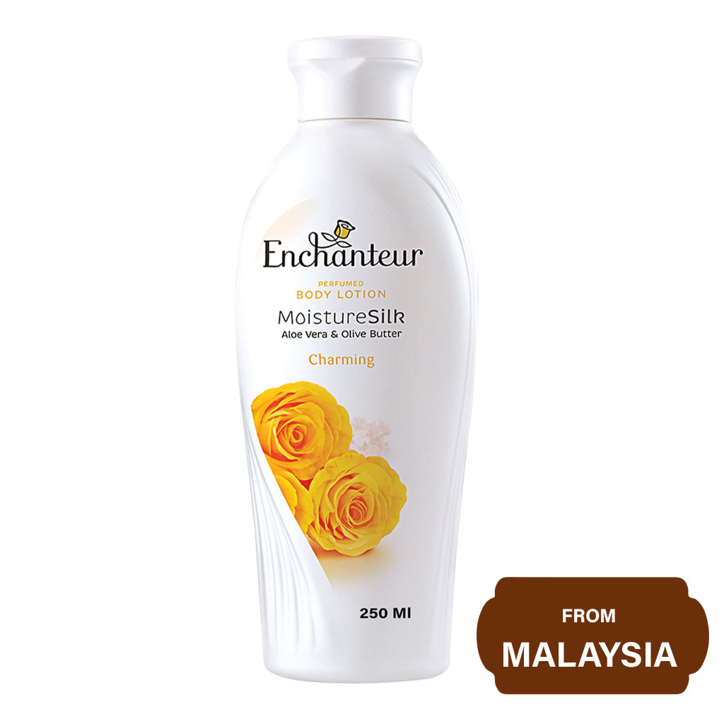 Enchanteur perfumed body lotion moisture silk aloe vera & olive butter Charming 250ml