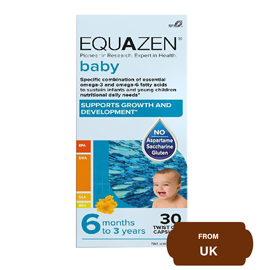 Equazen Baby Supports Growth and Development 6 months to 3 years 30 twist off Capsules-13 gram