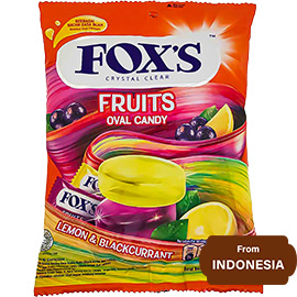 Fox's Crystal Clear Fruits Oval Candy Mix Flavoured 125gram