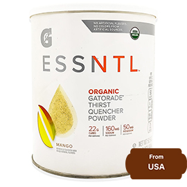 G ESSNTL Organic Gatorade Thirst Quencher Powder, Mango 1.44kg