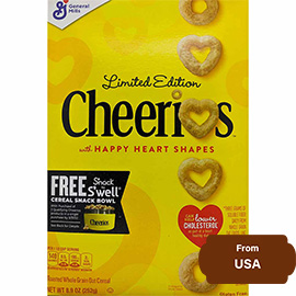 General Mills Limited edition Cheerios With Happy Heart Shape Cereal, 252gram