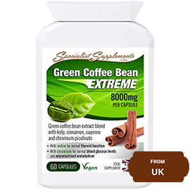 Green Coffee Bean Extreme, 8000mg: 60 Capsules ( 60 Servings )