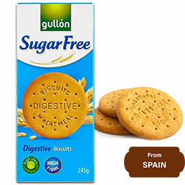 Gullon Sugar Free Digestive Biscuits 245gram
