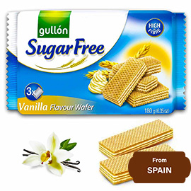 Gullon Sugar Free Vanilla Flavour Wafer 180gram