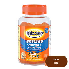 Haliborange Softies Omega-3 and Multivitamin (for Children 3 to 12 years)-60 Softies