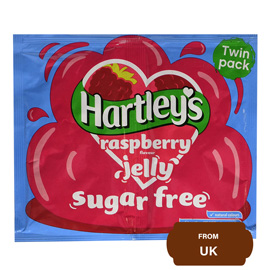 Hartley's Twin Pack Raspberry Flavour Jelly (Sugar Free) 23gram
