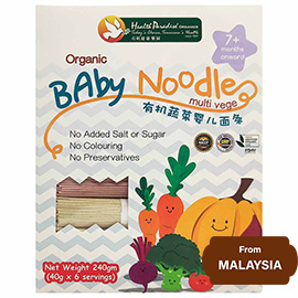 Health Paradise Organic Baby Noodles (Multi-Veg) 240 gram
