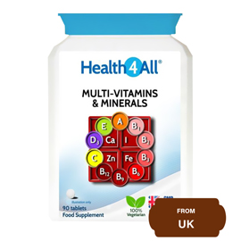 Health4All Multi-Vitamins & Minerals 90 tablets