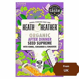 Heath & Heather Organic After Dinner Seed Supreme 40 gram (20 envelopes)