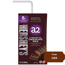 Hershey's a2 Milk Aseptic 2% Reduced Fat Chocolate Milk 236ml